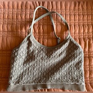 Colsie Textured Beige Tank Top